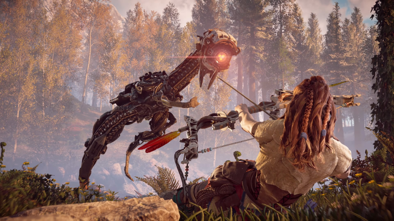 Illustration for article titled Horizon: Zero Dawn, análisis: ven por los dinosaurios robot, quédate por la brutal historia